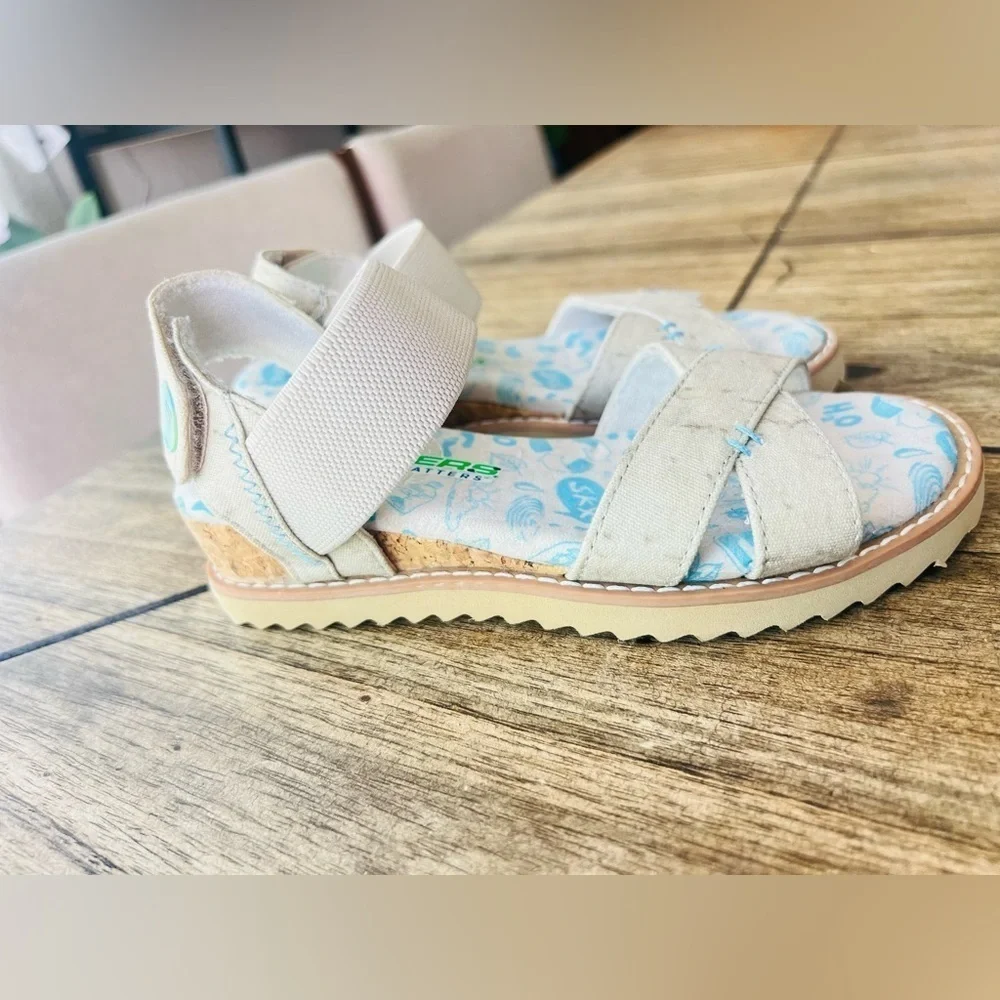 Skechers Kids' Bobs Desert Kiss Eco Sweetie - Natural size 12 NEW WITH TAGS